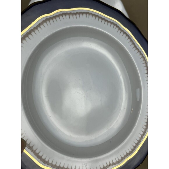 2 HTF Antique Spode Copeland Cobalt Blue Gold Trim R7767 Salad Plate 7 3/4” - Picture 7 of 12